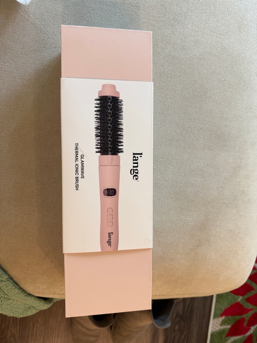 Lange Pink Ionic Round Styling Brush